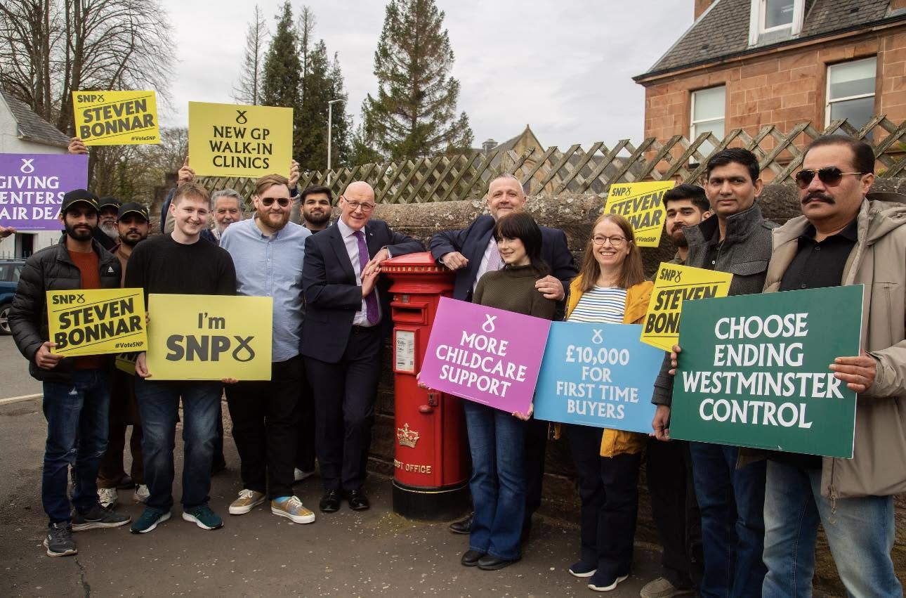 The FM in Uddingston and Endorsing Steven Bonnar